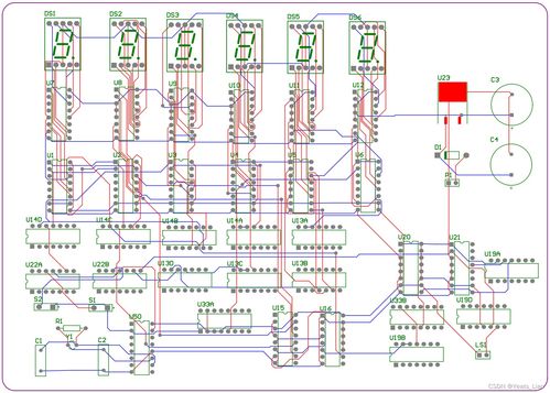 pcb设计及制作 数字钟 物联网应用系统设计项目开发